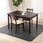 クッションフロアラグ(ふきとれるクッションフロアラグ ブラック182x182) ニトリ