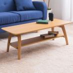 幅90cm 収納棚付き折りたたみテーブル 折脚テーブル(オーク) ニトリ