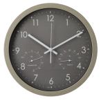 ショッピング電波 電波 温湿度計付き 掛け置き兼用時計(30RS1T GY FR888) デコホーム ニトリ