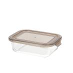 耐熱ガラス保存容器 650ml 長方形 デ