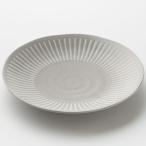 23cm軽量大皿 グレー(撥水十草) ニト