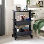  легкий и сборка простой стол Wagon (3 уровень черный JW23)nitoli