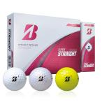 ブリヂストンゴルフ ゴルフボール SUPER STRAIGHT 1ダース（12球入）2025年新製品 アイオノマーカバー ディスタンス系