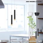 ARTWORKSTUDIO AW-0668E белый черный Club 2 LED-pendant light Club 2LED подвесной светильник 2 лампа освещение интерьер 