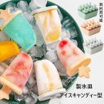 ショッピングアイスクリームメーカー 製氷皿 アイスキャンディー型 アイスクリームメーカー DIY アイスクリーム モールド アイスクリームモールド 再利用可能 シリコン 取り出しやすい