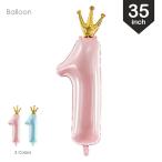  номер ba Rune First день рождения Crown 1st способ судно украшение симпатичный 1 лет цифра ba Rune party день рождения память фотосъемка розовый голубой 1 год память праздник 