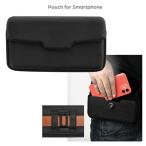 Yahoo! Yahoo!ショッピング(ヤフー ショッピング)クリップ付き ウエストバッグ ベルト通し マルチポーチ スマホケース 多機種対応 横型 EVA 耐衝撃 携帯ケース 収納バッグ スリム 軽量 プレゼント メンズ