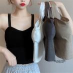 キャミソールレディース タンクトップ インナー カップ付 ブラトップ ロング ショート丈 下着 ブラキャミ タンクトップ ブラジャー 春 夏服 スポーツブラ
