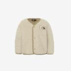 ノースフェイス ベビー カドル フリース カーディガン 防寒 暖か 可愛い フォッシルアイボリー NAB72401 90サイズ THE NORTH FACE 25秋冬