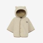  North Face baby ka доллар флис пончо защищающий от холода .. симпатичный Fossil слоновая кость NAB72402 BM THE NORTH FACE 25 осень-зима 