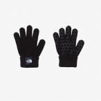 ノースフェイス キッズ 手袋 ニットグローブ ブラック NNJ62200 K 子ども用 手袋 ロゴ 防寒 国内正規品 ネコポスOK