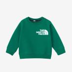  The * North * лицо baby передний вид Crew TNF зеленый длинный рукав футболка тренировочный NTB62262 TG 90 размер THE NORTH FACE 24 осень-зима [FWSL]