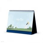 2024年 カレンダー 韓国版『季節の庭 卓上カレンダー  デスクカレンダー 260*165（ファクトリーアート）』（祝日は韓国の祝日表示）