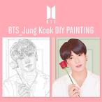 ★セール特価★韓国 絵画キット『I LOVE PAINTING (D.I.Y) キャラクターを描く(40cm*50cm) - BTS 防弾少年団 Jung Kook』肖像画 BTS_DIY PAINTING 塗り絵