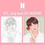 ★セール特価★韓国 絵画キット『I LOVE PAINTING (D.I.Y) キャラクターを描く(40cm*50cm) - BTS 防弾少年団 Jung Kook』肖像画 BTS_DIY PAINTING 塗り絵