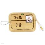 韓国 コミック グッズ『ちいかわ〜なんか小さくてかわいいやつ〜 草むしり 検定証 コイン財布 うさぎ 3級』公式グッズ