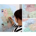 壁掛け 韓国地図 デコ・トラベル・コリアマップ　カラフル