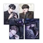 (予約10月韓国発売予定)韓国 コミック グッズ『ハンターは静かに暮らしたい A5 イラスト 色紙 セット(4種)』公式グッズ