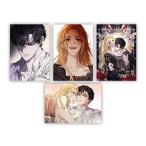 韓国 コミック グッズ『元夫の番犬を手なずけた A5 イラスト 色紙 セット(4種)』公式グッズ