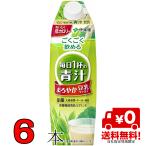 伊藤園 ごくごく飲める 毎日1杯の青汁 まろやか豆乳ミックス キャップ付き 屋根型紙パック 1L ×6本