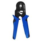 stediフェルール用圧着工具、精密圧着および自動調整ラチェット式ワイヤー圧着工具、四角端子圧着コネクタワイヤーエンドスリーブ、0.08-10mm2（