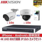 [HIKVISION][IP-4M] 防犯カメラ 監視カメラ 屋外 屋内 QHD 10ch 16POE 4メガピクセル IP CCTV DS-2CD1143G0-I DS-2CD1043G0-I DS-7616NI-K2/16P