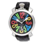[ガガミラノ] 腕時計 ブラック文字盤 裏蓋スケルトン 手巻き 5010.02S-BLK 並行輸入品 ブラック