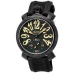 [ガガミラノ] 腕時計 MANUALE 48MM ブラック文字盤 6062.01 メンズ 並行輸入品 ブラック