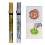 YALNe cургуч двоякое применение краска маркер (габарит) Gold ( золотой ) Silver ( серебряный ) 2 шт. комплект 