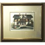  import Victor Pitit lithograph France. house amount . Classic picture 