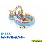 ショッピングプール すべり台 【送料無料】[O57149] INTEX キャンディプレイセンター CANDY ZONETM PLAY CENTER キャンディー モチーフ ウォータースライダー バルーン 屋外
