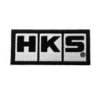 51003-AK142 HKS PATCH HKS LOGO WHITE HKS нашивка 