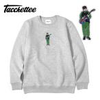 【s30】【タッケッティ/Tacchettee】Embroidery Crew Sweat ”Noel Gallagher”【送料無料】【キャンセル返品交換不可】【let】