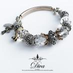 水晶 ローズクォーツ スモーキークォーツ オニキス ブレスレット パワーストーンブレスレット メタルパーツ 天然石 d006