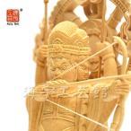 木彫り仏像 守護神摩利支天(まりしてん)立像 桧 立3.5寸
