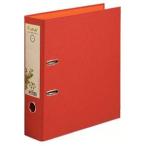 2穴ファイル A4 エグザコンタ レバーアーチファイル 80ミリ 2穴 2冊セット レッド 53985E