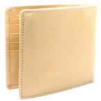 グレンフィールド ダブル ブライドルレザー 二つ折り財布 ナチュラル No. 10040008