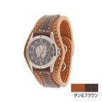 Yahoo! Yahoo!ショッピング(ヤフー ショッピング)腕時計 革 ケイシーズ（KCs） ウォッチブレス アローヘッド タン&ブラウン KIR521B