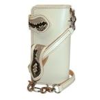 メンズ 長財布 革 ケイシーズ（KCs） インレイ&amp;オーバーレイ ダブルステッチ・パイソン ホワイト ウォレット KIW006WH