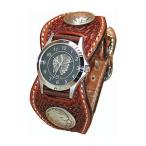 Yahoo! Yahoo!ショッピング(ヤフー ショッピング)腕時計 革 ケイシーズ（KCs） スタンプ エスパニューラ アーモンド ウォッチブレス バスケット KPR511B