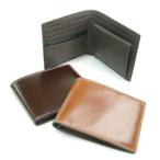 ブリットハウス コードバン メンズ革小物 ダークブラウン 二つ折り小銭付財布 CO-5010-03DB