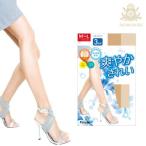 ストッキングUVカット３足組 送料無料 UV対策 吸汗速乾 マチ付 つま先ヌード