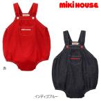 ミキハウス MIKIHOUSE　デニムロンパース【日本製】【ベビー】