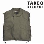 [タケオキクチ]ベスト毛100％タ...