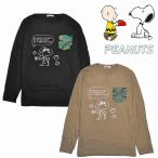 [ Snoopy ] футболка длинный рукав круглый вырез футболка небо . relax wear 