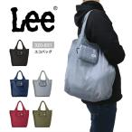Yahoo! Yahoo!ショッピング(ヤフー ショッピング)Lee リー 折りたたみエコバッグ レジバッグ マイバッグ トートバッグ 折りたたみ コンパクト ポケッタブル オーバーオールポケット 軽量 お  男女兼用 320-831