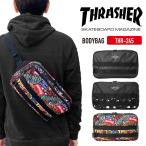 THRASHER スラッシャー ボディバッグ ワンショルダーバッグ ウエストバッグ ヒップバッグ サブバッグ 撥水 軽量 男女兼用 THR-245