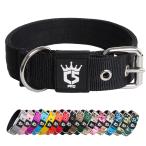TSPRO Tacty karu собака цвет 1.25 дюймовый ширина сверхпрочная metal пряжка имеется долговечность мощный настройка возможность для маленьких собак ( черный,S)