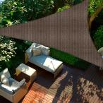 SUNNY GUARD тент затенитель от солнца треугольник брезент 3.6x3.6x3.6m мокка затенитель от солнца Sale затеняющий экран, шторки от солнца 