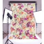 Qinunipoto фон ткань цветочный принт цветок. фон фотография фотосъемка для happy mother's day 1.5x2.1m фон бумага фотография фотосъемка для цвет. цветок u